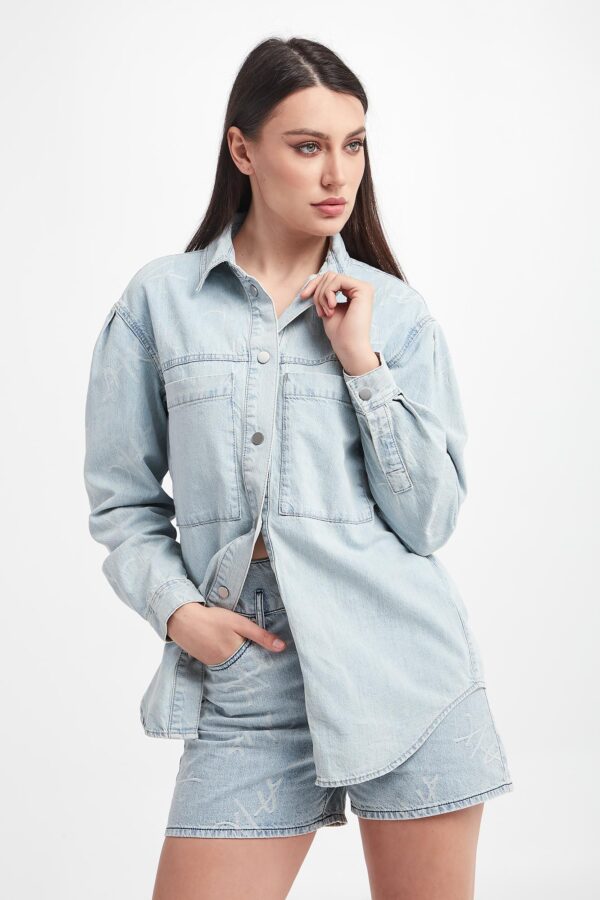 Koszula damska jeansowa ARMANI EXCHANGE-wyprzedaż