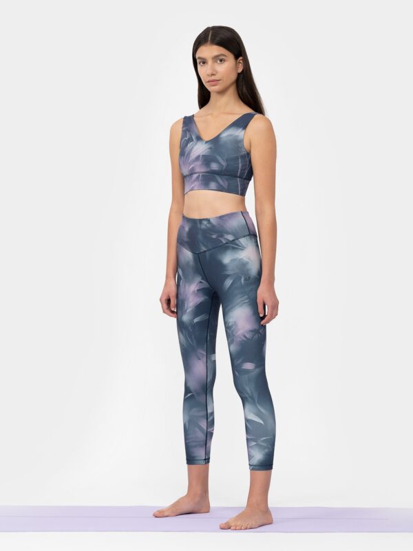 Legginsy do jogi z materiałów z recyklingu damskie-wyprzedaż