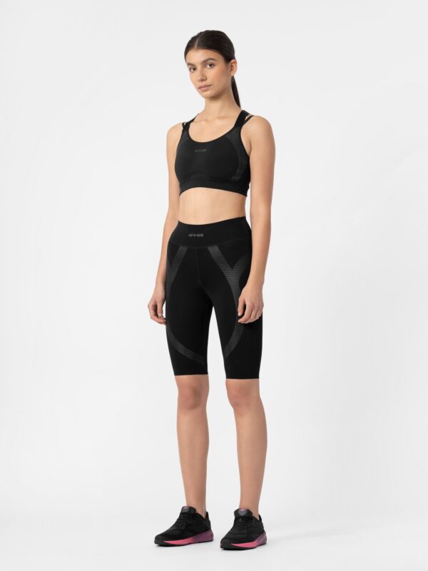 Legginsy kolarki treningowe kompresyjne 4FPRO damskie-wyprzedaż