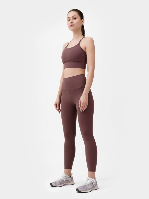 Legginsy treningowe z wysokim stanem damskie-wyprzedaż