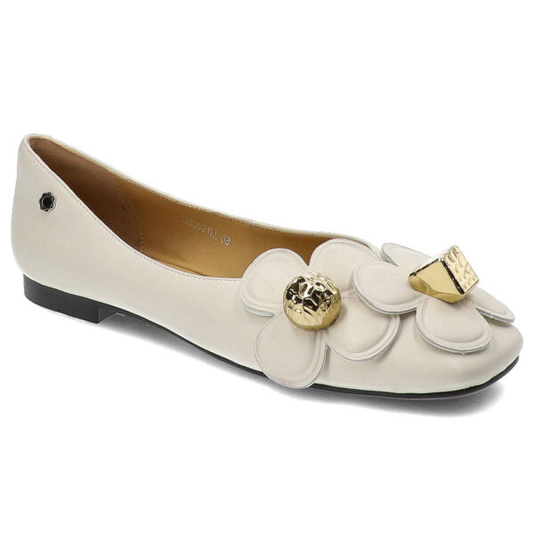 Białe Czółenka Tuffoni Eleganckie Buty Damskie-wyprzedaż