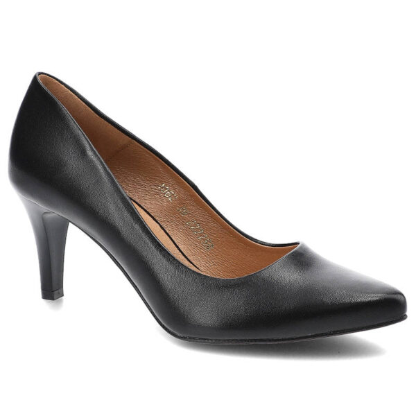 Czarne Czółenka Clasicco Damskie Eleganckie Buty-wyprzedaż