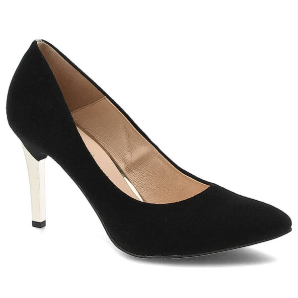 Czarne Czółenka Damiss Eleganckie Buty Damskie Na Szpilce-wyprzedaż