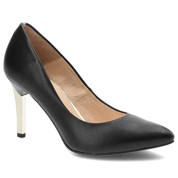 Czarne Czółenka Damiss Eleganckie Buty Damskie Na Szpilce-wyprzedaż