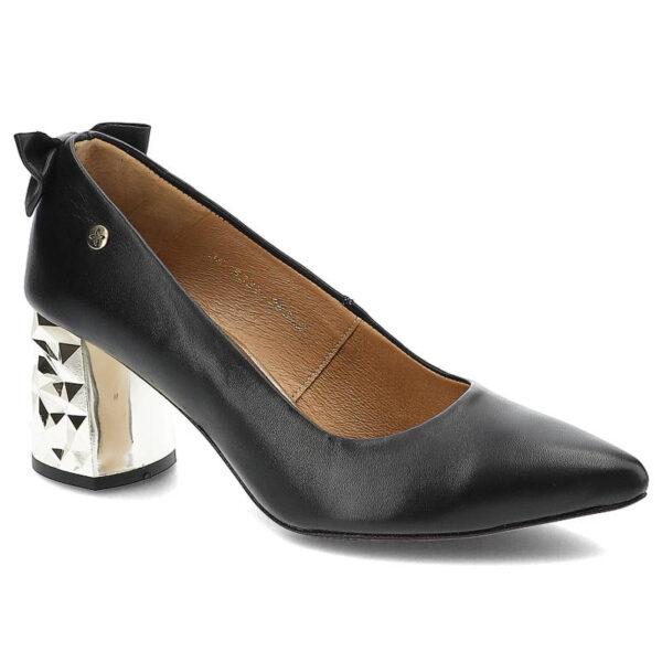 Czarne Czółenka Maciejka Damskie Eleganckie Buty-wyprzedaż