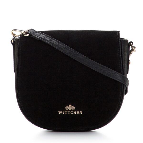 Damska torebka saddle bag z dwóch rodzajów skór-wyprzedaż
