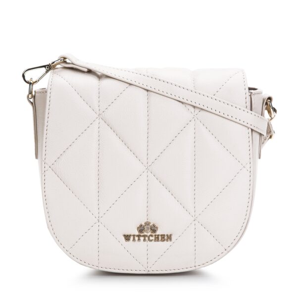 Damska torebka saddle bag z pikowanej skóry-wyprzedaż