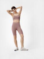 Legginsy kolarki treningowe z dodatkiem materiałów z recyklingu damskie-wyprzedaż