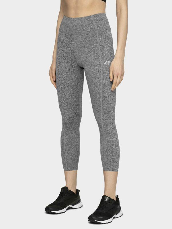 Legginsy treningowe 7/8 ze średnim stanem damskie-wyprzedaż