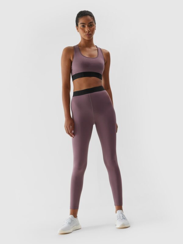 Legginsy treningowe z materiałów z recyklingu damskie-wyprzedaż