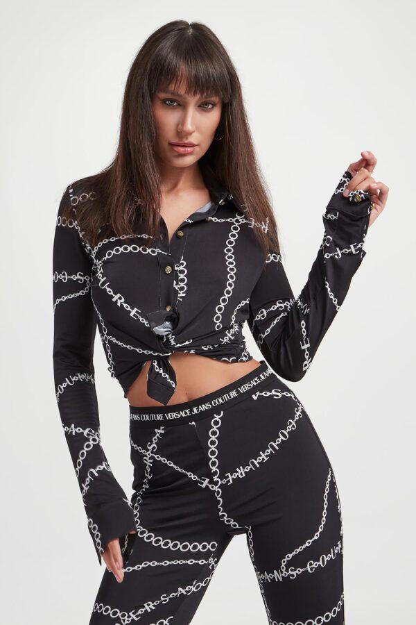 Koszula damska z logo VERSACE JEANS COUTURE-wyprzedaż