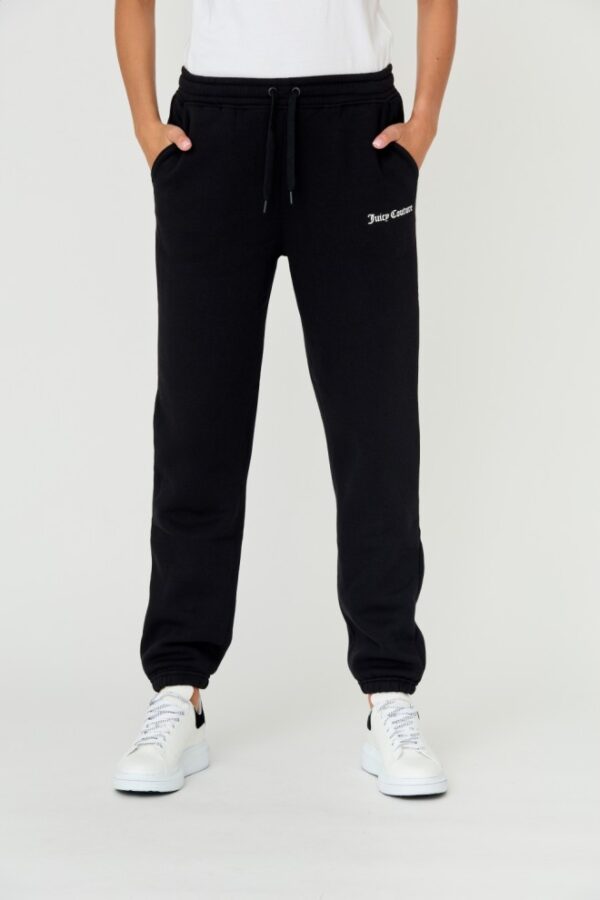 JUICY COUTURE Czarne spodnie Sora-wyprzedaż