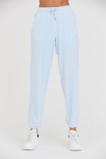 JUICY COUTURE Niebieskie spodnie dresowe Lilian Jogger-wyprzedaż
