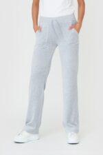 JUICY COUTURE Szare spodnie Del Ray-wyprzedaż