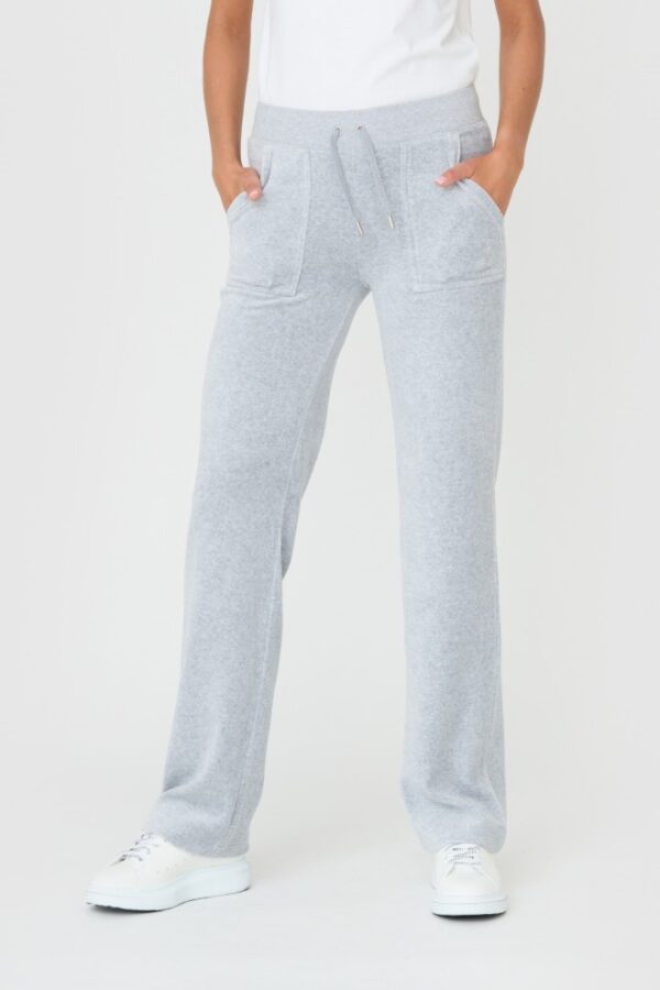 JUICY COUTURE Szare spodnie Del Ray-wyprzedaż