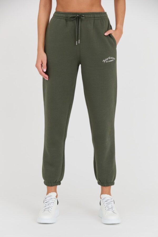 JUICY COUTURE Zielone spodnie dresowe Recycled Wendy Jogger-wyprzedaż