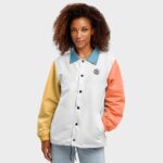 Kobieta Surf Damska kurtka coach Mentawai-W SIROKO Biały-wyprzedaż