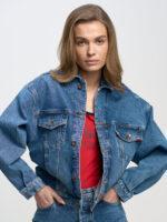 Kurtka damska jeansowa z kolekcji Authentic 400-wyprzedaż