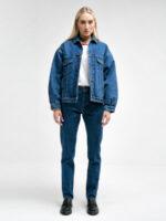 Kurtka damska jeansowa z kolekcji Authentic 500-wyprzedaż