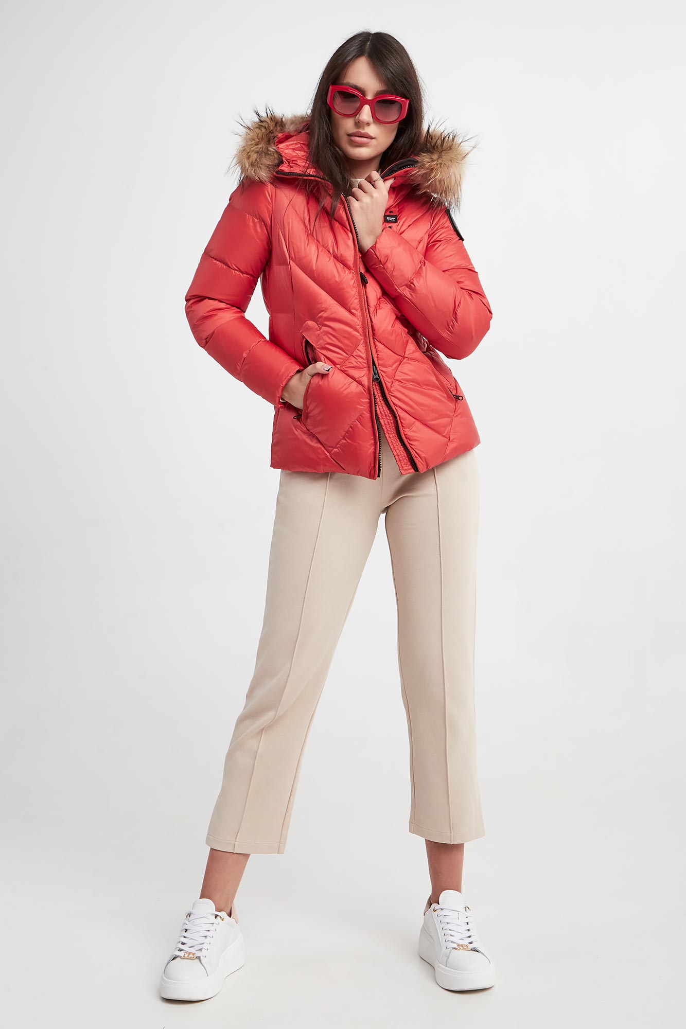 Kurtka damska puchowa BLAUER-wyprzedaż