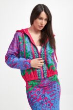 Kurtka damska z kapturem VERSACE JEANS COUTURE-wyprzedaż