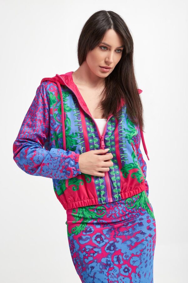 Kurtka damska z kapturem VERSACE JEANS COUTURE-wyprzedaż