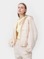 Kurtka miejska crop-top damska-wyprzedaż