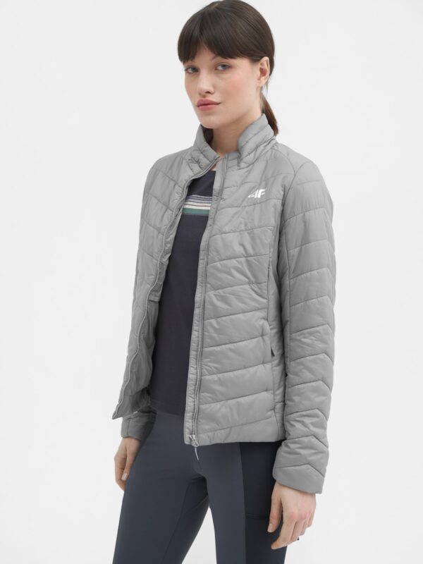 Kurtka puchowa trekkingowa z wypełnieniem z recyklingu PrimaLoft® Black Insulation Eco damska-wyprzedaż