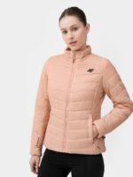 Kurtka puchowa trekkingowa z wypełnieniem z recyklingu PrimaLoft® Black Insulation Eco damska-wyprzedaż