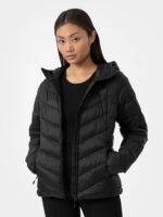 Kurtka puchowa z wypełnieniem syntetycznym damska-wyprzedaż