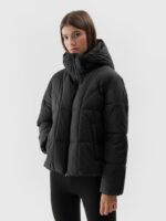 Kurtka puchowa z wypełnieniem syntetycznym damska-wyprzedaż