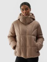 Kurtka puchowa z wypełnieniem syntetycznym damska-wyprzedaż