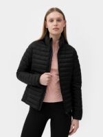 Kurtka puchowa z wypełnieniem z recyklingu damska-wyprzedaż