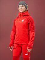 Kurtka softshell membrana 20000 damska - czerwona-wyprzedaż