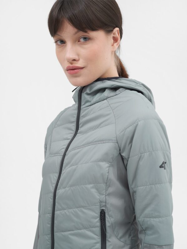 Kurtka trekkingowa puchowa z wypełnieniem syntetycznym PrimaLoft® Black Eco damska-wyprzedaż