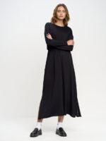 Sukienka damska maxi czarna Dressawa 906-wyprzedaż