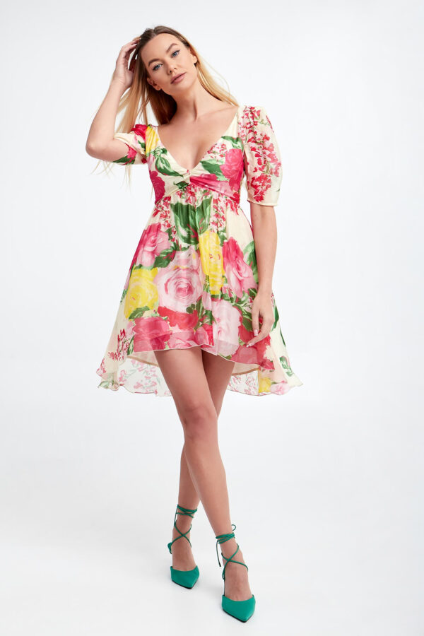 Sukienka jedwabna BLUGIRL BLUMARINE-wyprzedaż
