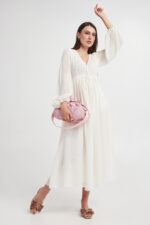 Sukienka maxi Deodara WEEKEND MAX MARA-wyprzedaż