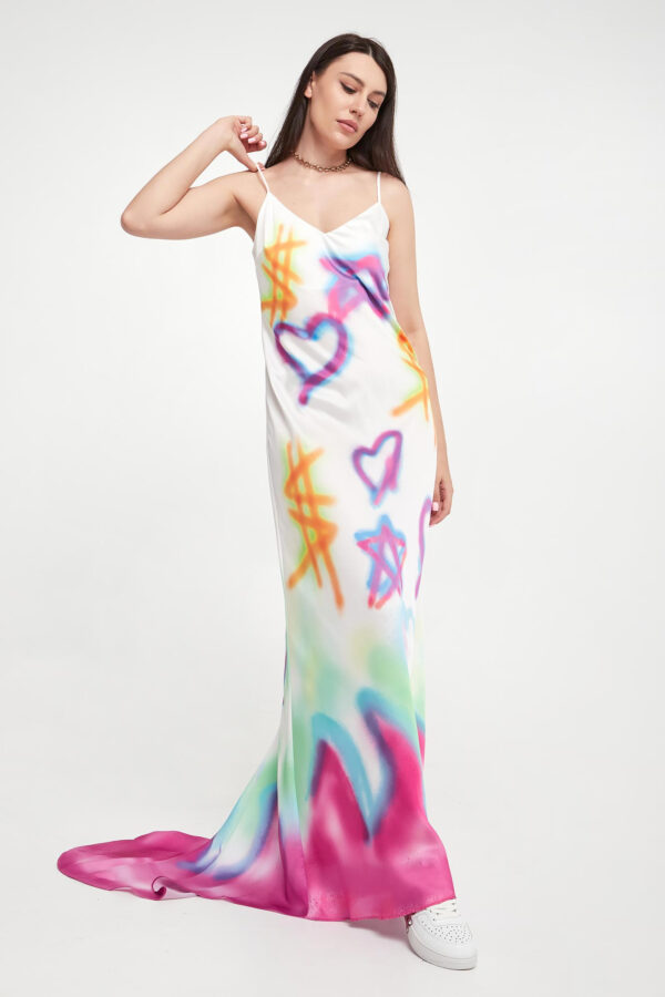Sukienka maxi TWINSET ACTITUDE-wyprzedaż