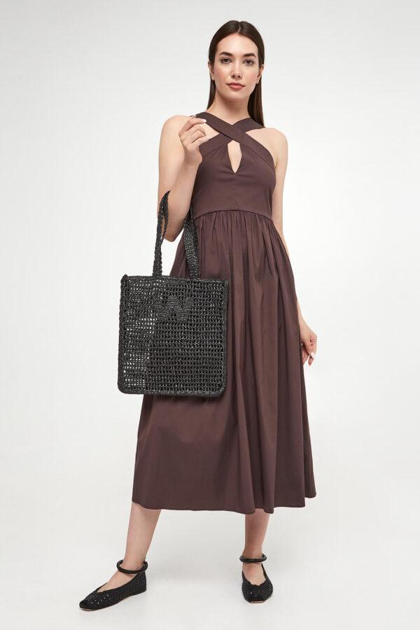 Sukienka midi Stelvio MAX MARA BEACHWEAR-wyprzedaż