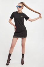 Sukienka mini typu T-shirt PATRIZIA PEPE-wyprzedaż