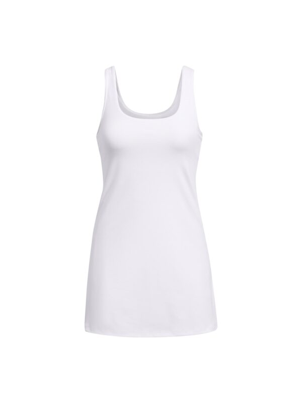 Sukienka treningowa damska Under Armour Motion Dress - biała-wyprzedaż