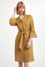 Sukienka z ramii Aloe S' MAX MARA-wyprzedaż