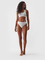 4F Bielizna stringi (2-pack) damskie - szare M-wyprzedaż