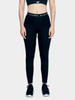 4F Legginsy dzianinowe damskie - czarne XS-wyprzedaż
