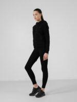 4F Legginsy dzianinowe damskie - czarne XS-wyprzedaż