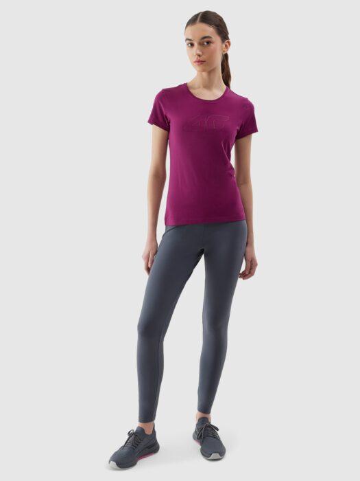 4F Legginsy dzianinowe damskie - szare M-wyprzedaż