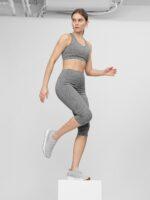 4F Legginsy treningowe 3/4 szybkoschnące damskie XS-wyprzedaż