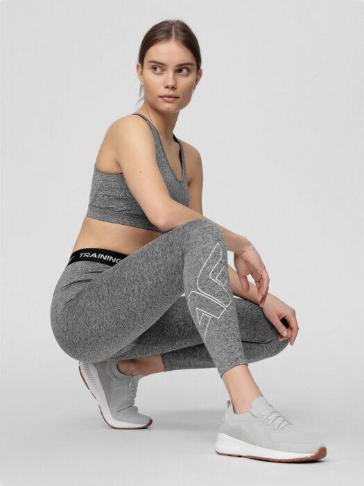 4F Legginsy treningowe szybkoschnące damskie XS-wyprzedaż