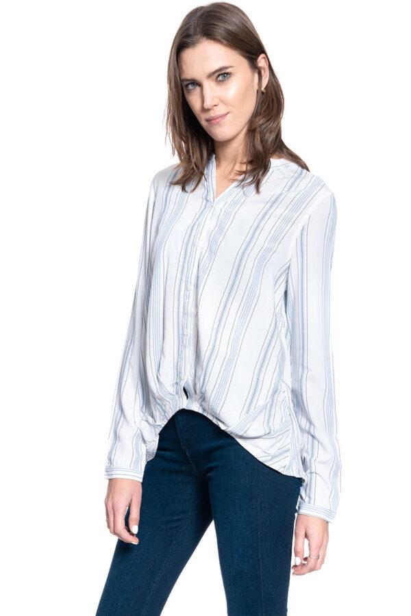 DAMSKA KOSZULA MUSTANG EMMA STRIPE BLOUSE 1009458 11683-wyprzedaż